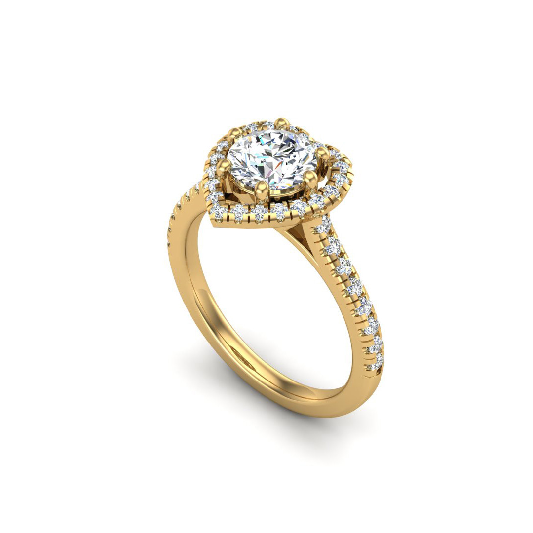 Tracy Halo Engagement Ring